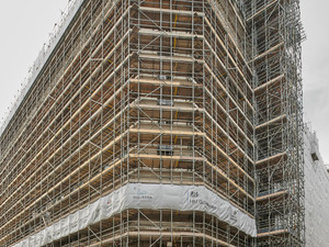 Challenging and diverse scaffolding project for Crossway Scaffolding